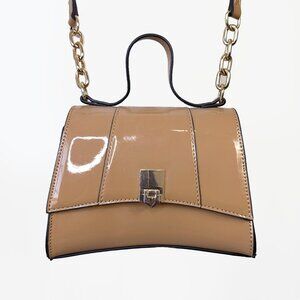 NWOT Mini Patent Faux Leather Crossbody Bag